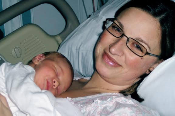 Hospital with newborn